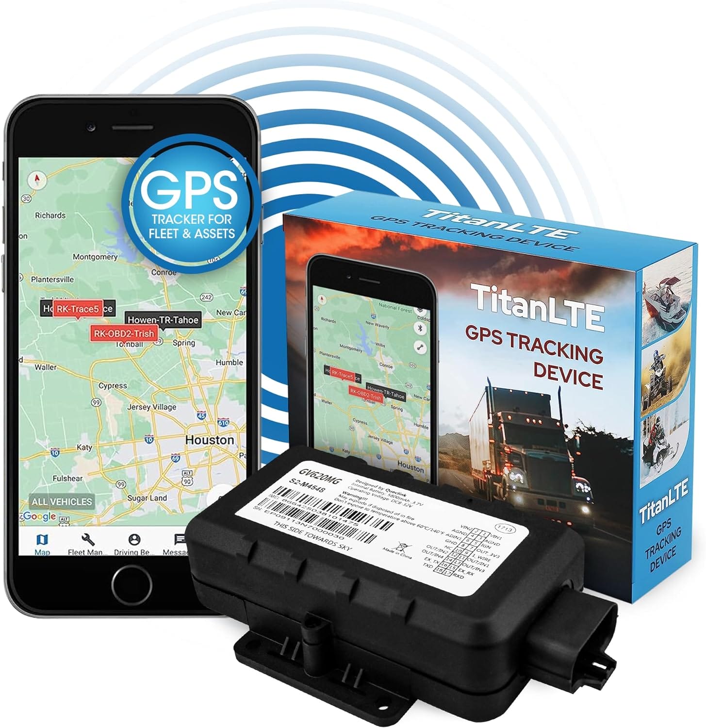 TItanLTE 4G Waterproof Trailer GPS Tracker - Rugged and Dependable